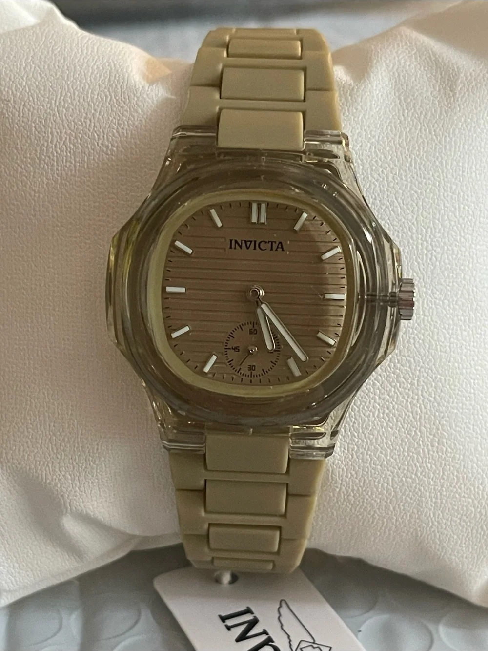 Invicta Celestial Linura Women's Watch - 34.8mm, Khaki (70402) NEW